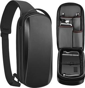 Carrying Case for Steam Deck Console & Accessories, Shockproof Hard Shell Protective Crossbody Shoulder Chest Backpack with Pockets Fit Console for Travel and Home Storage