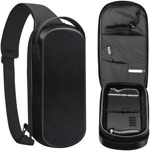 Travel Carrying Case Storage Messenger Bag Hard EVA Travel Carry Pouch Anti-Scratch Waterproof Portable Cross Body Bag Portable Handbag for Steam Deck Game Console