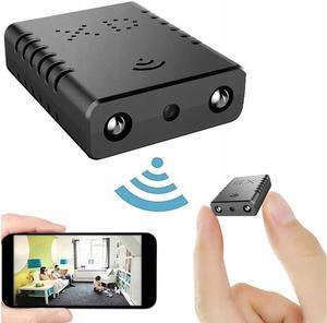 Smallest WiFi Spy Hidden Camera Mini Wireless Camera HD Indoor Home Smallest Spy Nanny Cam Security Cameras with Motion Detection/Night Vision/Cloud Storage for iPhone/Android Phone/iPad/PC