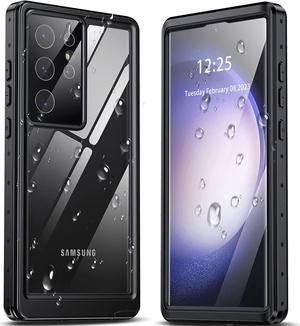 For Samsung Galaxy S23 Ultra Case, Waterproof Case with [Built-in Screen Protector], [12 FT Military Full Body Shockproof] [Dustproof] Phone Case for Galaxy S23 Ultra 5G 6.8'' 2023