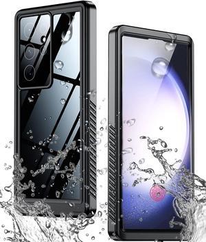 Compatible for Samsung Galaxy S23 Ultra Case Waterproof, S23 Ultra Waterproof Case with Built-in Lens & Screen Protector Full Body Protective Case for Galaxy S23 Ultra 6.8'' 2023, Black