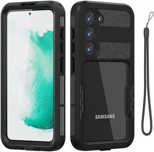 Compatible for Samsung Galaxy S23 Case Waterproof with Built-in Lens & Screen Protector Full Body Protective Cover for Galaxy S23 6.1 inch