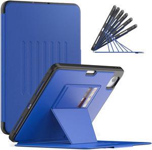 Magnetic Stand Case for iPad Air 5th 4th Generation 10.9 inch 2022 2020 - Shockproof Cover with Pencil Holder, Card Slot, Auto Sleep Wake For iPad Pro 11 inch 2018 2020 2021 2022 (1st/2nd/3rd/4th Gen)