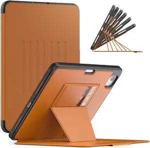 Magnetic Stand Case for iPad Air 5th 4th Generation 10.9 inch 2022 2020 - Shockproof Cover with Pencil Holder, Card Slot, Auto Sleep Wake For iPad Pro 11 inch 2018 2020 2021 2022 (1st/2nd/3rd/4th Gen)