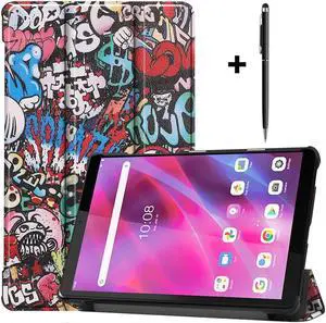 Case for Lenovo 8.0 Inch Tab M8 Gen 3 2022/ Smart Tab M8 Gen 3 2022/Tab M8 HD LTE 2021/ Tab M8 HD/Smart Tab M8/Tab M8 FHD 2019, Slim Lightweight Stand Hard Shell Protective Cover with Stylus Pen
