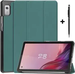 Case for Lenovo Tab M9 2023 9 inch Tablet Model TB-310XU / TB-310FU, Slim Lightweight Stand Hard Shell Protective Cover with Stylus Pen