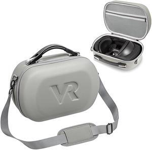 Carrying Case for Meta Quest Pro/Meta Quest 2/Pico 4 /PSVR2, Hard Travel Case Storage for PS VR2 Gaming Headset & Controllers & Elite Head Strap and Accessories