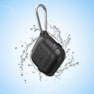 AirPods 3rd Generation 2021 Case, Compatible Wireless Charging, LED Light Visible, IP68 Waterproof Shockproof Dustproof Full-Body Protective Cover for AirPods 3 with Keychain