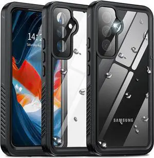 For Samsung Galaxy A54 5G Case Waterproof, Samsung A54 5G Case with Built-in Lens &Screen Protector [Real 360][IP68 Underwater] [Full Body Heavy Duty Shockproof] Phone Case for Samsung A54 5G