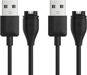 [2-PACK] TUSITA Charger Cable Compatible with Garmin Fenix 5 5S 5X 6 6S 6X Plus Pro 7 7S 7X, Forerunner 945 45 45S 245 Music,Approach S10 S40 S60 G12 S12 S42,Vívoactive 3 4 4S, Instinct,Venu 2 2S Plus