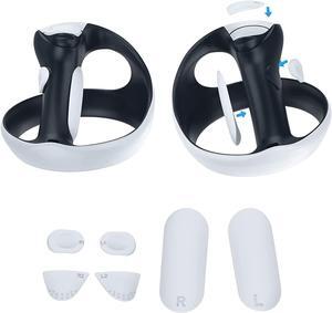 Silicone Controller Pad for PS VR2,4 in 1 Accessories Kit for PS VR2 Controller with Anti-Slip Handle Cover Grip Protection