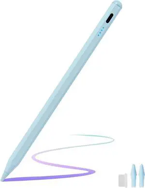 Stylus Pen for iPad with Palm Rejection - Apple Pencil for iPad 10/9th Gen,Compatible with iPad Pro 11&12.9 inch, iPad Mini 6th/5th, iPad Air 3/4/5, iPad 6/7/8th Gen - Perfect for Writing and Drawing