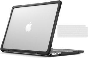 Compatible with MacBook Air 13.6 inch Case 2022 2023 Release A2681 M2 Chip Liquid Retina Display Touch ID, Heavy Duty Rugged Hard Shell Shockproof Cover with Keyboard Skin Clear