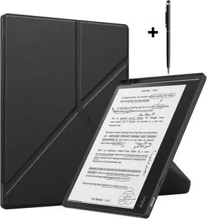 Slim Case for Kobo Elipsa 2E 10.3 inch 2023 - Premium Leather Case Protective Smart Folio Shell Cover with Pen Holder, Auto Wake/Sleep, Multi-Viewing Angles, Stylus Pen