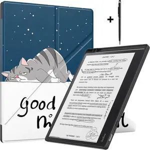 Slim Case for Kobo Elipsa 2E 10.3 inch 2023 - Premium Leather Case Protective Smart Folio Shell Cover with Pen Holder, Auto Wake/Sleep, Multi-Viewing Angles, Stylus Pen