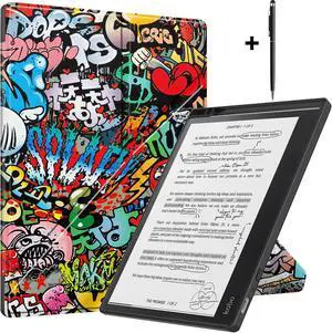 Slim Case for Kobo Elipsa 2E 10.3 inch 2023 - Premium Leather Case Protective Smart Folio Shell Cover with Pen Holder, Auto Wake/Sleep, Multi-Viewing Angles, Stylus Pen