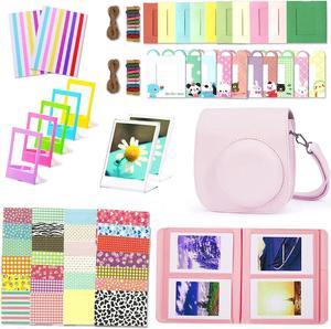 Instant Mini 12 Camera Accessories Compatible with Fujifilm Instax Mini 12 Camera Include Case/Album/Wall Hang Frames/Film Frames/Border Stickers/Corner Stickers
