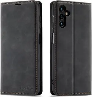 Samsung Galaxy A24 4G Wallet Case, Shockproof Protective Flip Cover Folio Leather Cell Phone Cover with Credit Card Holder for Galaxy A24 4G