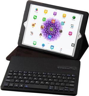 Wireless Bluetooth Keyboard Case for iPad 9.7 inch 2017 2018 6th 5th Gen, Air 2/Air, iPad Pro 9.7 Slim Shell Protective Stand Cover with Detachable Keyboard