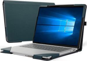 Protective Case Cover for Microsoft Surface Laptop Studio 14.4 Inch with Pencil Holder, PU Leather Hard Folio Cover for Surface Laptop Studio 14" 2-in-1 Laptop Dark Green