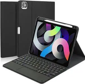 Touchpad Keyboard Case for Huawei Matepad SE 10.4 Inch 2022 Model AGS5-W09 / AGS5-L09 Smart Folio Cover with Pencil Holder, Magnetic Detachable Wireless Bluetooth Keyboard