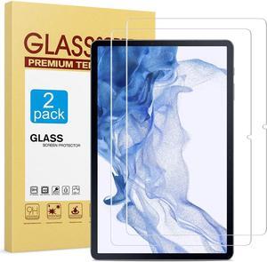 [2-Pack] Screen Protector for Samsung Galaxy Tab S9 2023 / Tab S8 2022 / Tab S7 2020 11 inch, HD Tempered Glass Film Compatible with S Pen, Anti-Scratches and Case Friendly