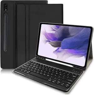 Keyboard Case for Samsung Galaxy Tab S9 Ultra 14.6 Inch 2023 SM-X910 SM-X916B SM-X918U Smart Folio Cover with Pencil Holder, Magnetic Detachable Wireless Bluetooth Keyboard