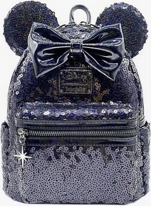 Loungefly X LASR Disney Celestial Dreams Black Sequin Mini Backpack