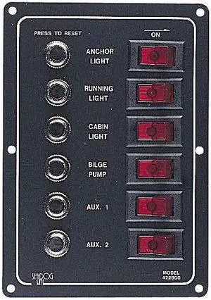 ALUMINUM CIRCUIT BREAKER PANEL