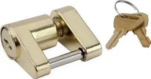 SEA DOG BRASS PLATED ZINC COUPLER LOCK - 2 PIECE