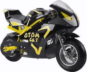 MotoTec Electric Pocket Bike GT 36v 500w Yellow MotoTec Electric Pocket Bike GT 36v 500w Yellow