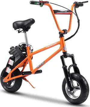 MotoTec 49cc Gas Mini Bike V2 Orange MotoTec 49cc Gas Mini Bike V2 Orange