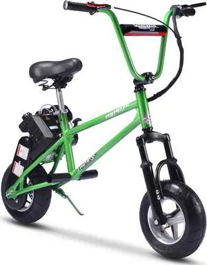MotoTec 49cc Gas Mini Bike V2 Green MotoTec 49cc Gas Mini Bike V2 Green