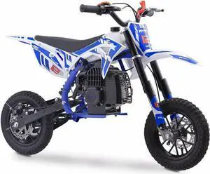 MotoTec Villain 52cc 2-Stroke Kids Gas Dirt Bike Blue MotoTec Villain 52cc 2-Stroke Kids Gas Dirt Bike Blue
