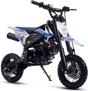 MotoTec Hooligan 72cc 4-Stroke Gas Dirt Bike Blue MotoTec Hooligan 72cc 4-Stroke Gas Dirt Bike Blue