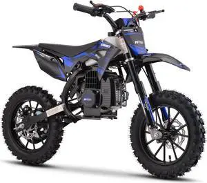 MotoTec Thunder 50cc 2-Stroke Kids Gas Dirt Bike Blue, 25 mph MotoTec Thunder 50cc 2-Stroke Kids Gas Dirt Bike Blue, 25 mph