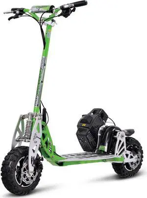 MotoTec/UberScoot 70x 2-Speed Gas Scooter Green MotoTec/UberScoot 70x 2-Speed Gas Scooter Green
