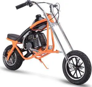 MotoTec 49cc Gas Mini Chopper Orange MotoTec 49cc Gas Mini Chopper Orange