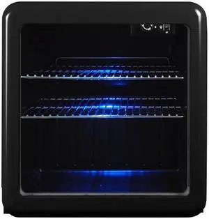 Magic Chef MCB17CHB Beverage Cooler, Black Magic Chef MCB17CHB Beverage Cooler, Black