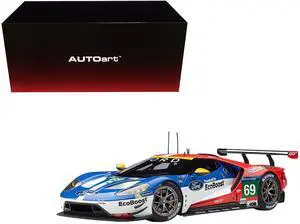 Ford GT #69 Ryan Briscoe - Richard Westbrook - Scott Dixon 24H Le Mans (2016) 1/18 Model Car by Autoart
