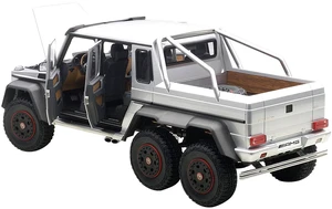Mercedes G63 AMG 6X6 Silver 1/18 Model Car by Autoart Mercedes G63 AMG 6X6 Silver 1/18 Model Car by Autoart