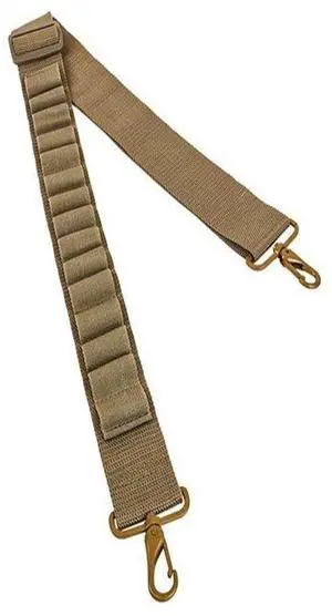 NC Star AASHBANT NcStar, Vism 12 Gauge Shotgun Bandolier Sling, Tan