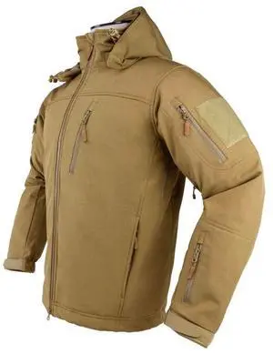 NC Star CAJ2969TL Ncstar, Trekker Jacket, Large, Tan, Polyester Outside, Micro Fleece Inside