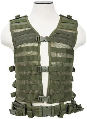 VISM by NcStar Molle Pals Vest, Green, Large (CPVL2915G)