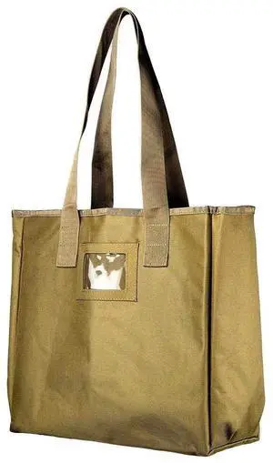 NC Star CSB2997T Vism Groccery Shopping Bag, Tan