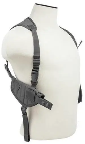 Nc Star Ambidextrous Horizontal Shoulder Holster, Grey, Small