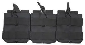 NcSTAR AR10 M1A FAL Triple Mag Pouch Black