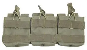 NcSTAR AR10 M1A FAL Triple Mag Pouch Green