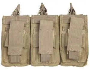 NcSTAR Triple AR Pistol Mag Pouch Tan