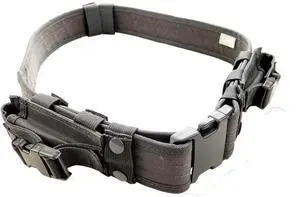 Ncstar - VISM Tactical Belt with Two Pouches/Urban Gray (CVBLT2978U)